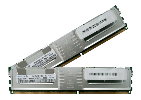 Samsung 4GB (2x 2GB) DDR2-667 PC2-5300 1.8V DR x4 ECC Fully Buffered 240-pin FB-DIMM RAM Kit