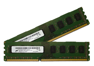 Micron 8GB (2x 4GB) DDR3L-1600 PC3L-12800 1.35V / 1.5V DR x8 ECC 240-pin EUDIMM RAM Kit