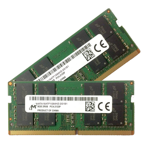 Micron 16GB (2x 8GB) DDR4-2133 PC4-17000 1.2V DR x8 260-pin SODIMM RAM Kit
