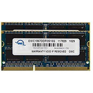 OWC 32GB (2x 16GB) CL11 DDR3L-1866 PC3L-14900 1.35V / 1.5V DR x8 204-pin SODIMM RAM Kit