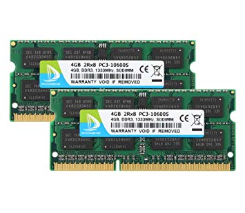 Hynix 1GB (1x 1GB) CL9 DDR3-1333 PC3-10600 1.8V 204-pin SODIMM RAM Module