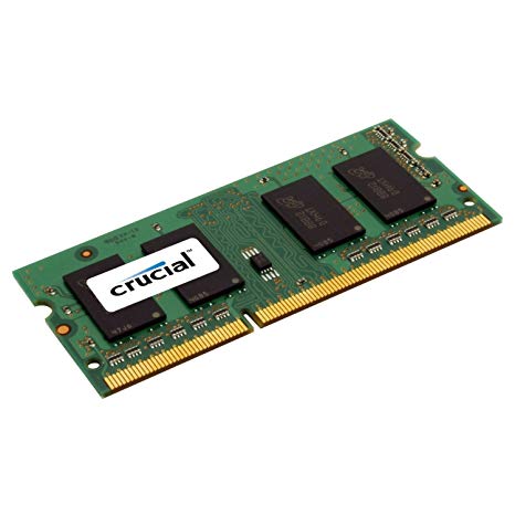 Crucial 4GB (1x 4GB) CL9 DDR3L-1333 PC3L-10600 1.35V / 1.5V 204-pin SODIMM RAM Module