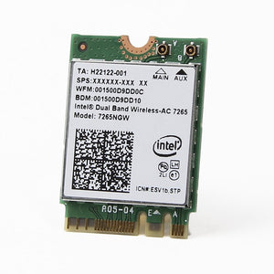 Intel M.2 (2230) Dual Band Wireless-AC 7265 802.11ac  Dual Band  2x2 Wi-Fi + Bluetooth 4.0