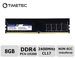 Crucial 8GB DDR4-2400 UDIMM –