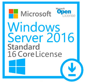 Microsoft Windows Server 2016 Standard Open License - 16 Cores