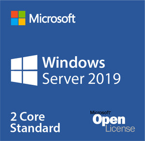 Microsoft Windows Server 2019 Standard Open License - 2 Cores