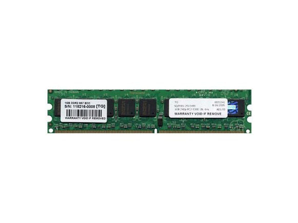 RamCity 1GB (1x 1GB) DDR2-667 PC2-5300 1.8V x8 240-pin EUDIMM RAM Module
