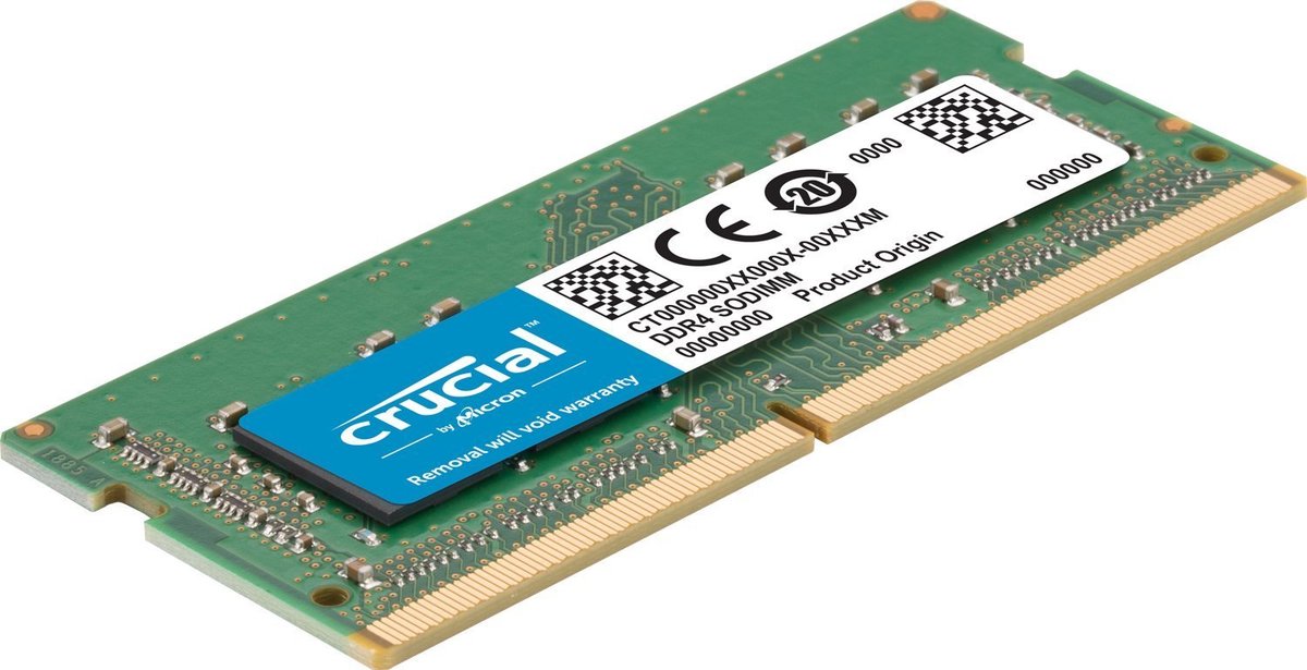 Crucial 16GB DDR4-2400 DR x8 SODIMM CT16G4S24AM –