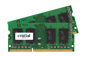 Crucial 32GB (2x 16GB) CL13 DDR3L-1866 PC3L-14900 1.35V / 1.5V DR x8 204-pin SODIMM RAM Kit for Mac (or PC)