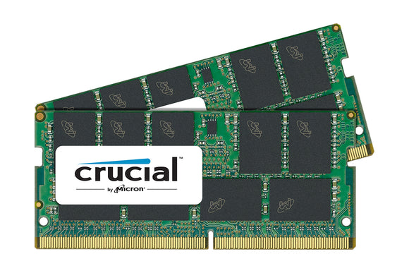 Crucial 32GB (2x 16GB) DDR4-2400 PC4-19200 1.2V DR x8 ECC 260-pin SODIMM RAM Kit