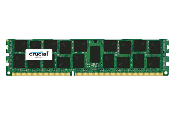 Crucial 32GB (1x 32GB) DDR3L-1333 PC3L-10600 1.35V / 1.5V QR x4 ECC Registered 240-pin RDIMM RAM Module