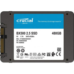 Crucial BX500 480GB 2.5" 7mm SATA III Internal SSD