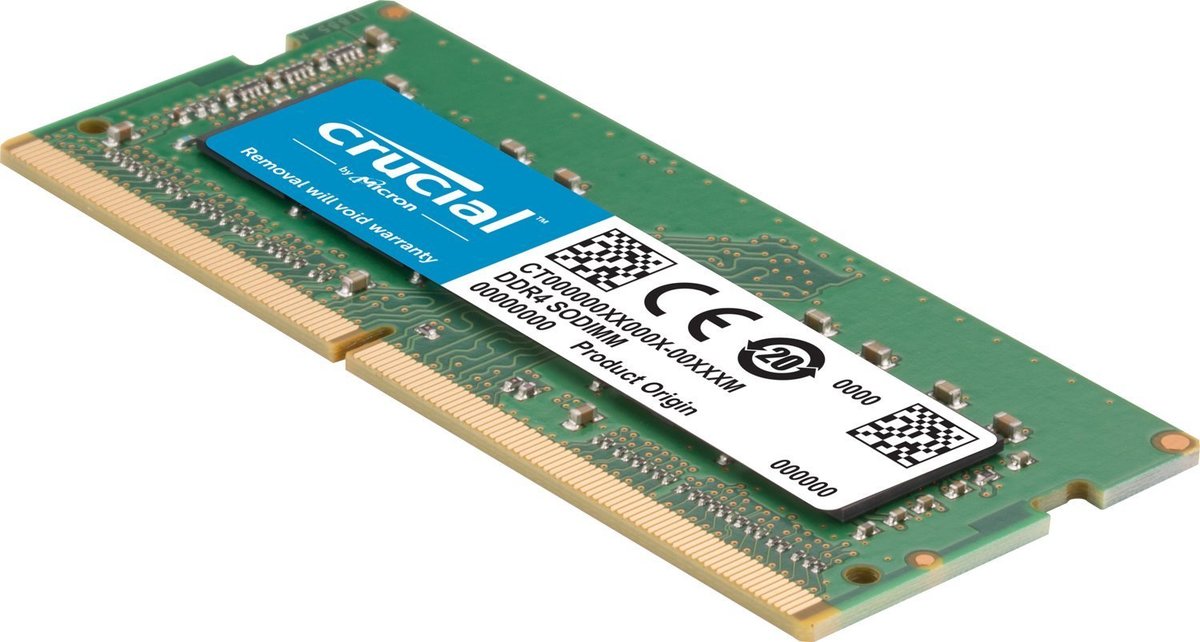 Crucial 8GB DDR4-2400 SR x8 SODIMM CT8G4S24AM –
