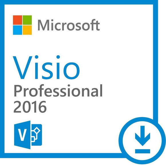 Microsoft Visio Professional 2016 for PC Digital Download