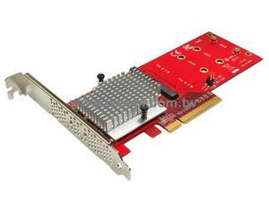 Lycom Dual M.2 PCIe SSD to PCIe 3.0 x8 HHHL carrier / adapter