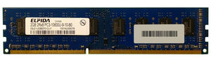 Elpida 2GB (1x 2GB) DDR3-1333 PC3-10600 1.5V DR x8 240-pin UDIMM RAM Module