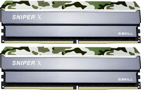 G.SKILL Sniper X 16GB (2x 8GB) CL19 DDR4-3600 PC4-28800 1.2V 288-pin UDIMM Gaming RAM Kit (with Forest Header)