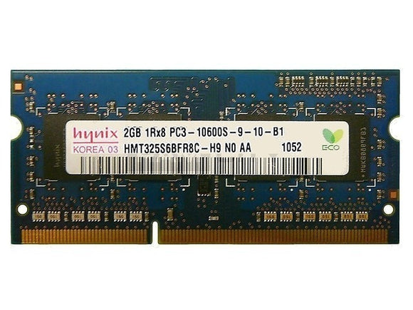 Hynix 2GB (1x 2GB) DDR3-1333 PC3-10600 1.5V SR x8 204-pin SODIMM RAM Module
