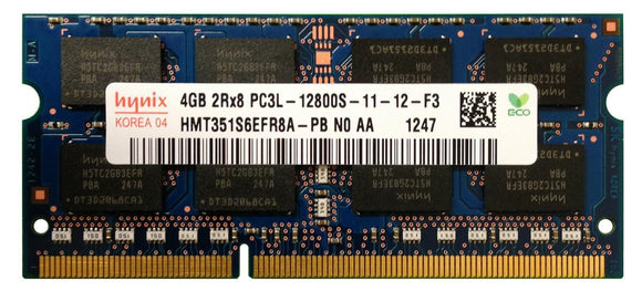 Hynix 4GB (1x 4GB) DDR3-1600 PC3-12800 1.5V DR x8 204-pin SODIMM RAM Module