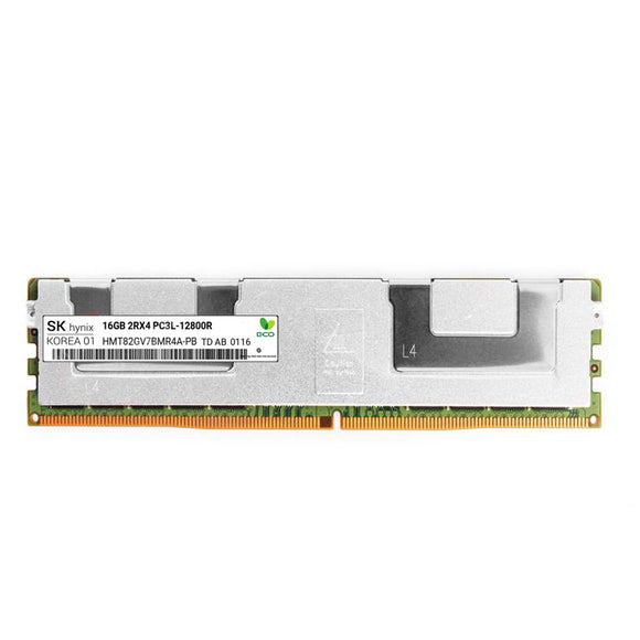 SK Hynix 1x 16GB DDR3-1600 RDIMM PC3L-12800R Dual Rank x4 Module