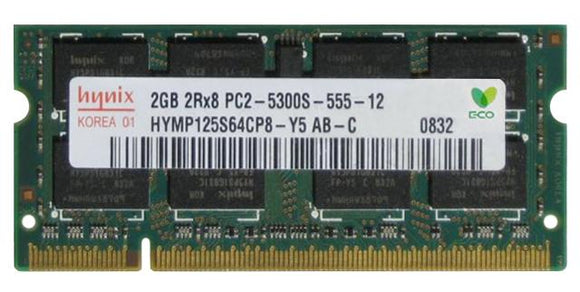 Hynix 2GB (1x 2GB) DDR2-667 PC2-5300 1.8V DR x8 200-pin SODIMM RAM Module