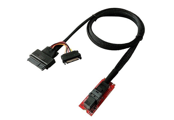 IOCREST U.2 (SFF-8639) to M.2 PCIe adapter w/ 90cm cable for 2.5