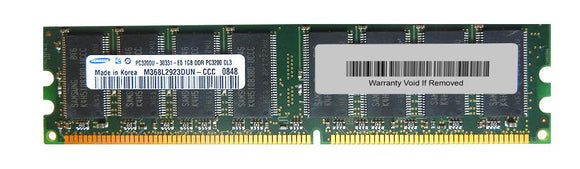 Samsung 1GB (1x 1GB) DDR-400 PC3200 2.5V DR x8 184-pin UDIMM RAM Module