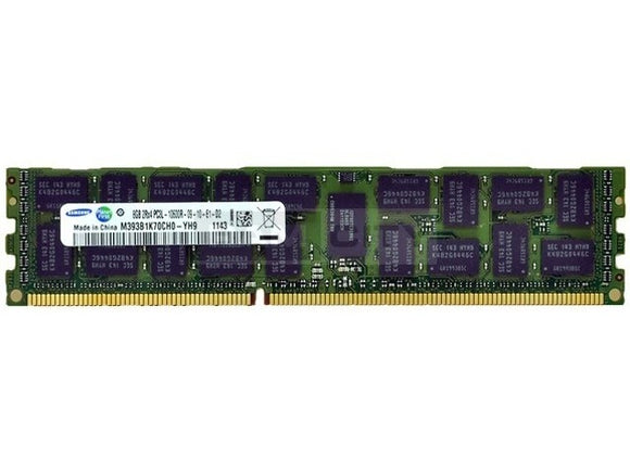 Samsung 8GB (1x 8GB) DDR3L-1333 PC3L-10600 1.35V / 1.5V DR x4 ECC Registered 240-pin RDIMM RAM Module