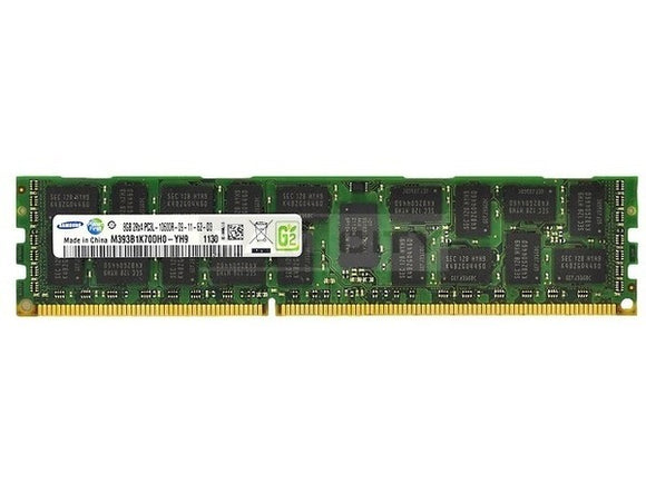 Samsung 8GB (1x 8GB) DDR3L-1333 PC3L-10600 1.35V / 1.5V DR x4 ECC Registered 240-pin RDIMM RAM Module