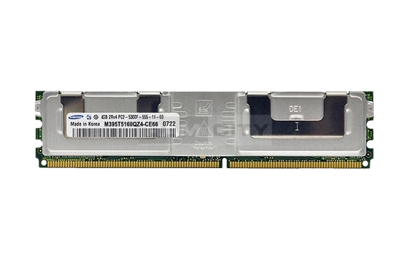 Samsung 4GB (1x 4GB) DDR2-667 PC2-5300 1.8V DR x4 ECC Fully Buffered 240-pin FB-DIMM RAM Module
