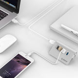 ORICO Aluminium 4 Port USB 3.0 Hub w/ 1M USB Type-A Cable