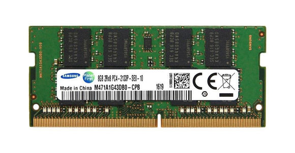 Samsung 8GB (1x 8GB) DDR4-2133 PC4-17000 1.2V DR x8 260-pin SODIMM RAM Module