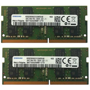 Samsung 64GB (2x 32GB) DDR4-2666 PC4-21300 1.2V DR x8 260-pin SODIMM RAM Kit