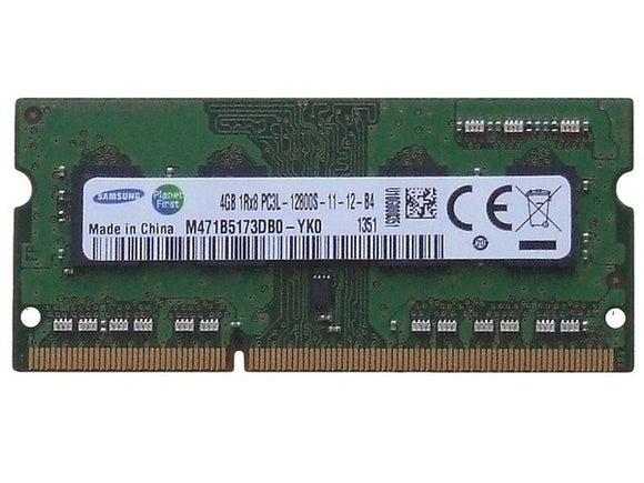 Samsung 4GB (1x 4GB) DDR3L-1600 PC3L-12800 1.35V / 1.5V SR x8 204-pin SODIMM RAM Module