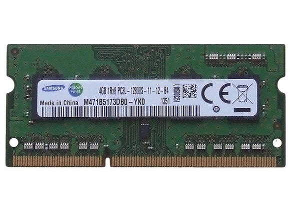 Samsung 4GB DDR3-1600 SR x8 SODIMM M471B5173DB0-YK0 –