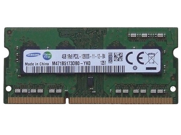 Samsung 4GB DDR3-1600 SR x8 SODIMM M471B5173DB0-YK0 –