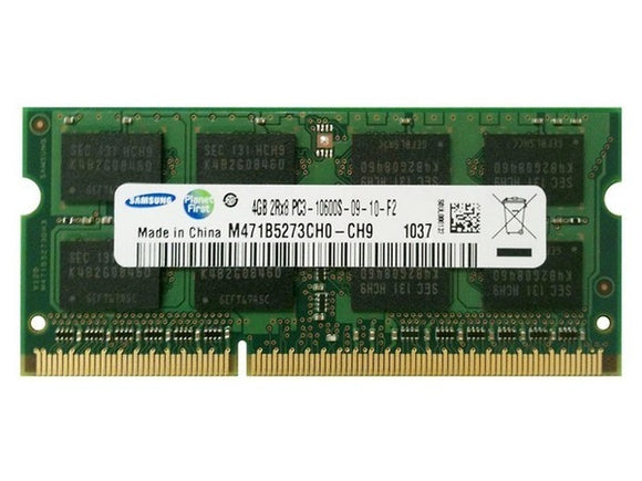 Samsung 4GB (1x 4GB) DDR3-1333 PC3-10600 1.5V DR x8 204-pin SODIMM RAM Module