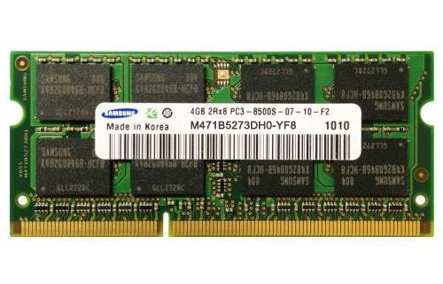 Samsung 4GB (1x 4GB) DDR3L-1066 PC3L-8500 1.35V / 1.5V DR x8 204-pin SODIMM RAM Module