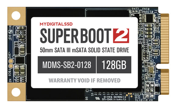 MyDigitalSSD 120GB (128GB) Super Boot 2 50mm mSATA Internal SSD