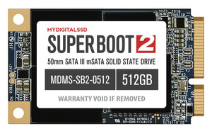 MyDigitalSSD 480GB (512GB) Super Boot 2 50mm mSATA Internal SSD