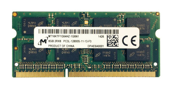 Micron 8GB (1x 8GB) CL11 DDR3L-1600 PC3L-12800 1.35V / 1.5V 204-pin SODIMM RAM Module