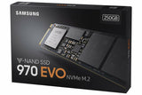 Samsung 970 Evo Plus 250GB NVMe M.2 PCIe 3.0 x4 80mm (2280) Internal SSD