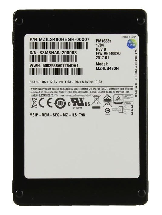 Samsung PM1633a 480GB 2.5