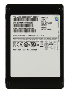 Samsung PM1633a 960GB 2.5" SAS 3.0 12Gb/s 15mm Internal SSD