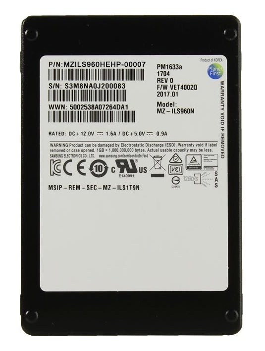 Samsung PM1633a 960GB 2.5