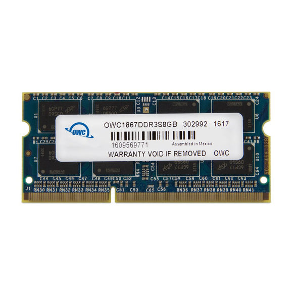 OWC 8GB DDR3-1866 DR x8 SODIMM OWC1867DDR3S8GB –