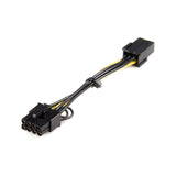 StarTech 11cm 6 pin PCIe to 8 pin Power Adapter Cable for ATI and nVIDIA Video Cards