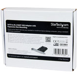 StarTech M.2 to SATA SSD adapter - expansion slot mounted