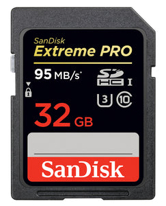 SanDisk Extreme Pro 32GB UHS-I U3 4K Video SD Card