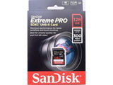 SanDisk Extreme Pro 128GB UHS-II U3 4K Video SD Card
